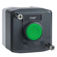 Schneider Electric Zrt. Schneider Electric Harmony XALD - XALD101H29 -tokozott nyomógomb, 1NO, 1 zöld nyomógomb, "START" felirati címke