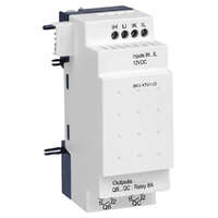 Schneider Electric Zrt. Schneider Electric Zelio Logic - SR3XT61JD - bővítőmodul, 4 DI, 2 DO relés, SR3JD 12 VDC bővíthető vezérlőhöz