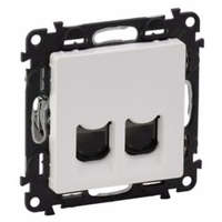 Legrand Legrand Valena Life 753143 2xRJ45 UTP Cat6 aljzat fehér