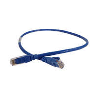 Legrand patch kábel RJ45-RJ45 Cat6 árnyékolatlan (U/UTP) PVC 0,5 méter kék d: 6mm AWG24 LCS3 051818