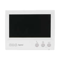 Legrand Legrand 4-vezetékes színes videó kaputelefon kiegészítő 7 colos beltéri egység, kihangosított 369585