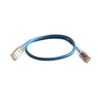 Legrand LCS3 patch kábel RJ45-RJ45 Cat6 árnyékolt (F/UTP) LSZH (LSOH) 0,5 méter kék d: 4,2 AWG28 Leg.051540