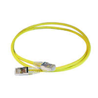 Legrand LCS3 patch kábel RJ45-RJ45 Cat6A árnyékolt (S/FTP) LSZH (LSOH) 1 méter sárga d: 5,2mm AWG28 Leg.051551