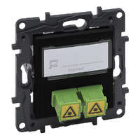 Legrand Legrand Niloé Step fekete SC/APC optikai aljzat 863571