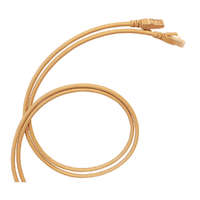 Legrand LEGRAND patch kábel RJ45-RJ45 Cat5e árnyékolt (F/UTP) PVC 1 méter világos barna d: 4,8mm AWG26 LinkeoC 632860