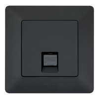 Legrand Legrand Valena Life 1xRJ45 UTP Cat6 aljzat fekete (756342)