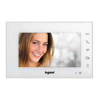 Legrand Legrand 2 vezetékes EASYKIT Wi-Fi kaputelefon kiegészítő: videó beltéri egység: 7''-os, színes kijelző, adapterrel, fehér 365220
