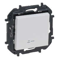 Legrand Niloé Step fehér 101 JF egypólusú kapcsoló jelzőfénnyel, 10AX 863111B Legrand