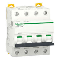 Schneider Electric Zrt. Schneider Electric Acti 9 iK60 - A9K24420 - 6kA kismegszakító, 4P, C, 20A