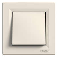 Schneider Electric Zrt. Schneider Asfora egypólusú kapcsoló - IP44,kerettel bézs EPH0100223