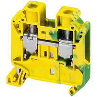 Schneider Electric Zrt. Schneider Electric Linergy TR terminals blocks - NSYTRV162PE - Csavaros egyszintes földelőkapocs 1x1 csatlakozás 12,2 mm 16 mm2 zöld - sárga 101A - es