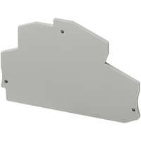 Schneider Electric Zrt. Schneider Electric Linergy TR terminals blocks - NSYTRACRE24 - Véglap 2,2 mm rugós kétszintes sorkapocshoz 1x1 csatlakozás 2,5 mm2