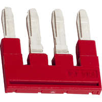 Schneider Electric Zrt. Schneider Electric Linergy TR terminals blocks - NSYTRAL44 - Dugaszolható áthidaló 4 láb 4 mm2 - es sorkapocshoz piros