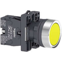 Schneider Electric Zrt. Schneider Electric Easy Harmony XA2 - XA2EA51 - Ø22 Nyomógomb, visszatérő, sárga, 1NC