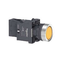 Schneider Electric Zrt. Schneider Electric Easy Harmony XA2 - XA2EW35M1 - Ø22 Világító nyomógomb, sárga, 220…230V AC, 1NO
