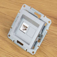 Schneider Electric Zrt. Schneider Electric Asfora - EPH4300161 - 1xRJ45 Cat5e UTP aljzat, alumínium