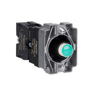 Schneider Electric Zrt. Easy Harmony XB2, Világító aljzat, gallér, zöld led, fém, ZB2BWB31C Schneider