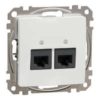 Schneider Electric Zrt. Schneider Electric Sedna Design & Elements - SDD111452 -2xRJ45 Cat5e UTP aljzat, fehér