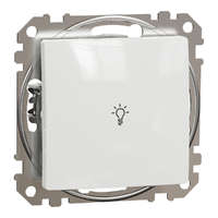 Schneider Electric Zrt. Schneider Electric Sedna Design & Elements - SDD111132 -Egypólusú nyomó lámpajellel, rugós bekötés, 10A, fehér