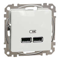 Schneider Electric Zrt. Schneider Electric Sedna Design & Elements - SDD111401 -Dupla USB töltő, A+A, 2.1A, fehér