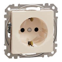 Schneider Electric Zrt. Schneider Electric Sedna Design & Elements - SDD112022 -2P+F csatlakozóaljzat biztonsági zsaluval, rugós bekötés, 16A, bézs