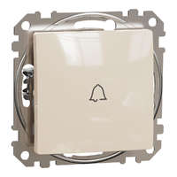 Schneider Electric Zrt. Schneider Electric Sedna Design & Elements - SDD112131 -Egypólusú nyomó csengőjellel, rugós bekötés, 10A, bézs