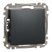 Schneider Electric Zrt. Schneider Electric Sedna Design & Elements - SDD114111 -Egypólusú nyomó, rugós bekötés, 10A, (101N), antracit