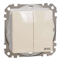 Schneider Electric Zrt. Schneider Electric Sedna Design & Elements - SDD212105 -Csillárkapcsoló, rugós bekötés, 10AX, IP44, bézs