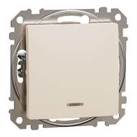 Schneider Electric Zrt. Schneider Electric Sedna Design & Elements - SDD112162N -Kétpólusú kapcsoló, EF, 16AX, bézs