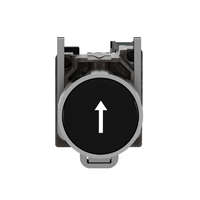 Schneider Electric Zrt. Easy Harmony XB2, Nyomógomb, fekete, 1 NO, jelölt, nyíl fel, fém, panelbe süllyesztett, 22mm, visszatérő XB2BA3351C Schneider