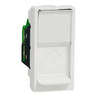 Schneider Electric Zrt. Schneider Electric New Unica - NU341618 -1xRJ45 Cat6 STP aljzat,1M,fehér