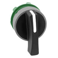 Schneider Electric Zrt. Schneider Electric Harmony XB5 - ZB5AJ5C0 - műanyag választókapcsoló fej, Ø22, hosszú fogantyú, 2 állású, jobbról visszatérő, szürke perem