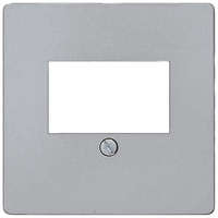 Siemens Siemens 5TG1256-2 TAE és hangszóró fedlap, alumínium (RAL9006), DELTA i-system