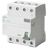 Siemens Siemens 5SV3644-6 FI-relé 40A 4P 300mA, A típus