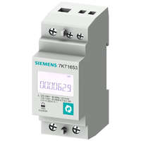 Siemens Siemens 7KT1655 fogyasztásmérő, 1F, 63A (direkt), Cl.1, MID hitelesítés nélkül, S0/digitális kimenet
