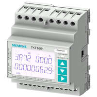 Siemens Siemens 7KT1672 fogyasztásmérő, 3F, áramváltós (5A), 0.5 s, MID hitelesítés nélkül, S0 interfész