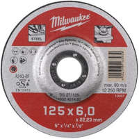 Milwaukee Electric Tool Corporation Milwaukee csiszolókorong fémhez WSG27 125x6mm (4932451482)