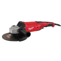 Milwaukee Electric Tool Corporation Milwaukee Sarokcsiszoló 230mm, 2200W, 6600 ford/perc, 4m-es kábellel, Deadman kulcs, AVS pótfogantyú AG 22-230/DMS 4933433630