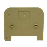 Weidmüller Interface GmbH & Co. KG Sorkapocs elválasztó fal SAK sorozathoz TW SAK2.5 PA (szél: 2,5mm), bézs, 0302860000 Weidmüller