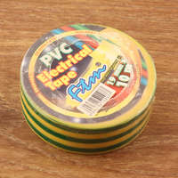 EverFlourish Hungary Kft. Szigetelőszalag, 19mm x 10m, zöld/sárga