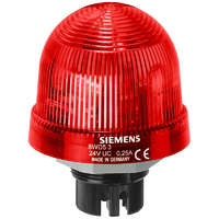 Siemens Siemens 8WD5300-1AB jelzőlámpa, 70mm. piros, BA 15d foglalat, 12-230VAC/DC, IP65 (fényforrás nélkül)