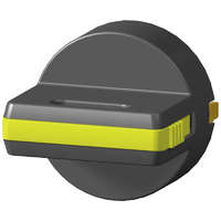 Siemens Siemens 3VT9100-3HE20 forgatókar, fekete, lakatolható, 3VT1-hez