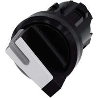 Siemens Siemens 3SU1002-2BC60-0AA0 világító kapcsoló fej, 2 állású, visszaálló, fehér Sirius