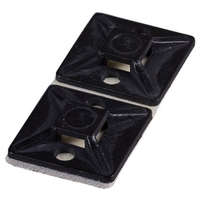 HAUPA GmbH Haupa kábelkötegelő talp 19x19 /3,6 fekete, csavarozható, öntapadós 2