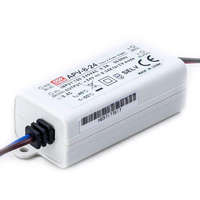 MEAN WELL ENTERPRISES CO., LTD. Egykimenetes Mean Well LED tápegység, APV-8-24, Vin: 90-264 VAC/127-370 VDC, Vout: 24 VDC / 0-0,34 A, P: 8 W
