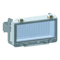 Bals Elektrotechnik Bals modul előlap, felhajtható, 8modul, érintésvédelemmel, sínnel Bals 58013