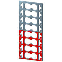 Siemens Siemens 6ES7193-6CP01-2MA0 ET 200SP színkódolt címke, színkód: CC01, szürke/piros, 10 db/csomag