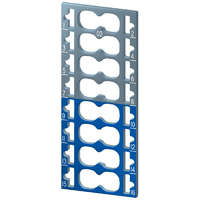 Siemens Siemens 6ES7193-6CP02-2MA0 ET 200SP színkódolt címke, színkód: CC02, szürke/kék, 10 db/csomag