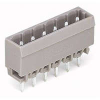 WAGO HUNGÁRIA Kft. Wago THR csatlakozódugó1.2 x 1.2 mm solder pin egyenes, szürke (231-164/001-000)