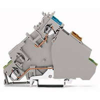 WAGO HUNGÁRIA Kft. WAGO 280-577 4 vezetékes érzékelő betápsorkapocsföldelő csatlakozással, szürke